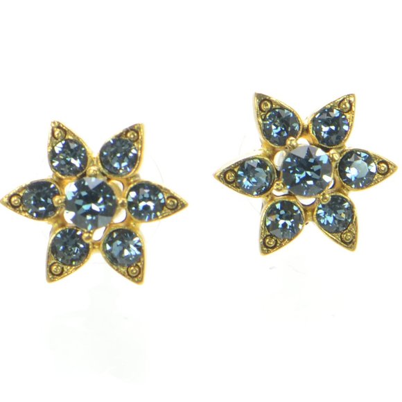 OSCAR DE LA RENTA Crystal Stud Earrings
